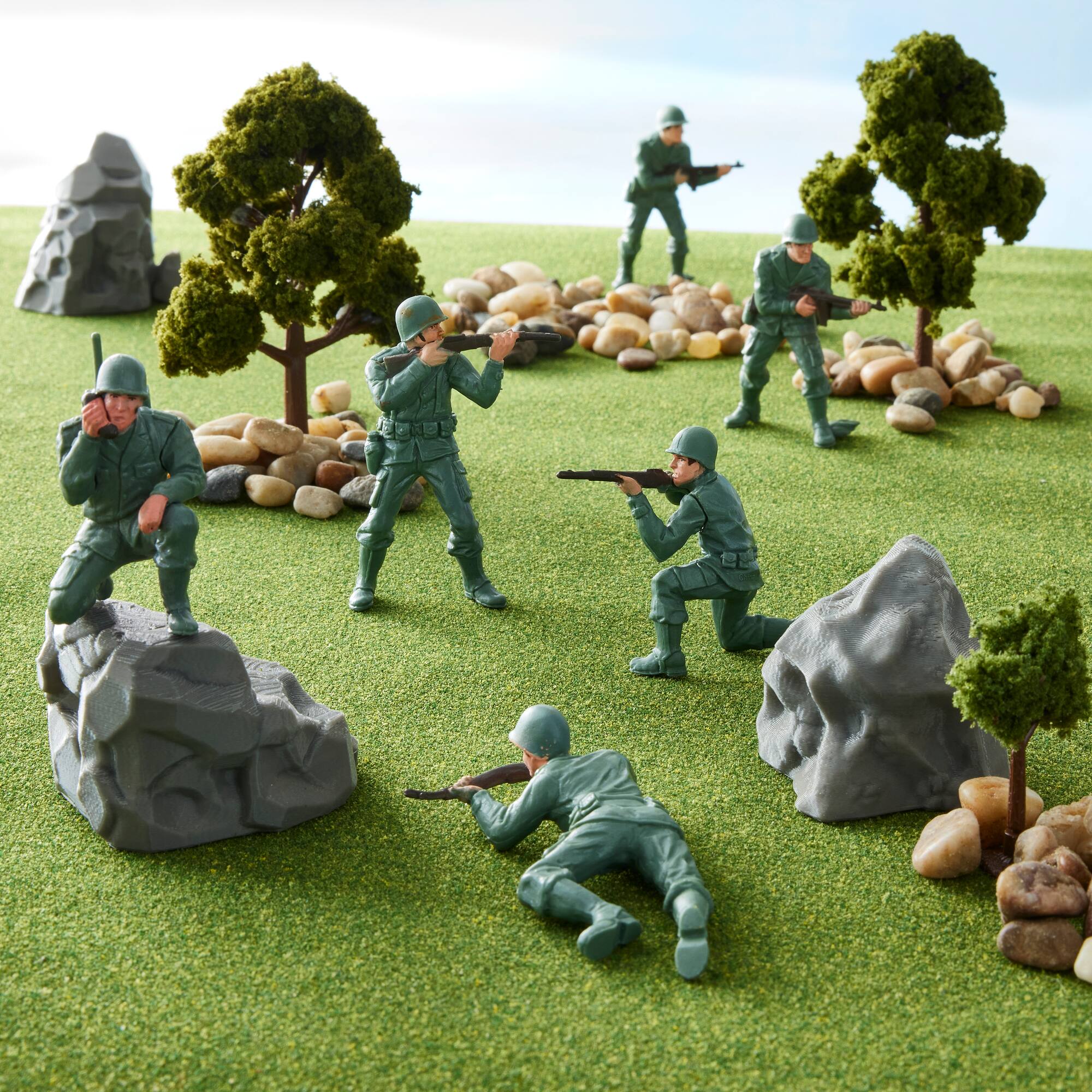 12 Pack: Safari Ltd® Designer TOOBS® Army Men Set